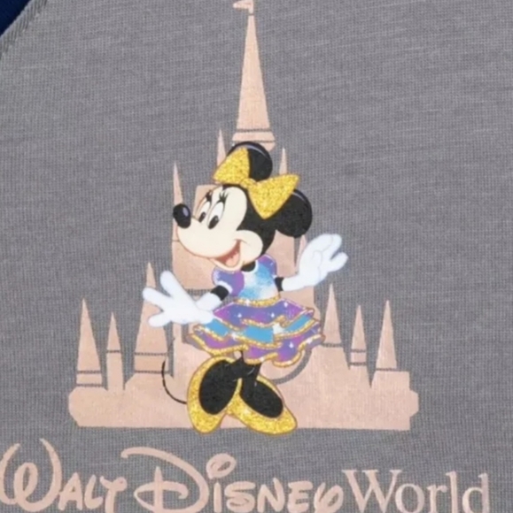 Disney World 50th Celebration Minnie Women's V Neck (Size Medium) - Picture 13 of 13